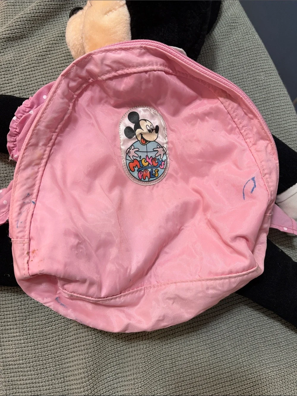 VINTAGE Disney Minnie Mouse Plush Backpack